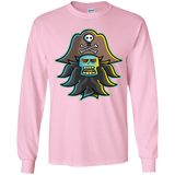 T-Shirts Light Pink / YS Ghost Pirate LeChuck Youth Long Sleeve T-Shirt