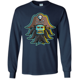 T-Shirts Navy / YS Ghost Pirate LeChuck Youth Long Sleeve T-Shirt