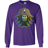 T-Shirts Purple / YS Ghost Pirate LeChuck Youth Long Sleeve T-Shirt