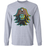 T-Shirts Sport Grey / YS Ghost Pirate LeChuck Youth Long Sleeve T-Shirt