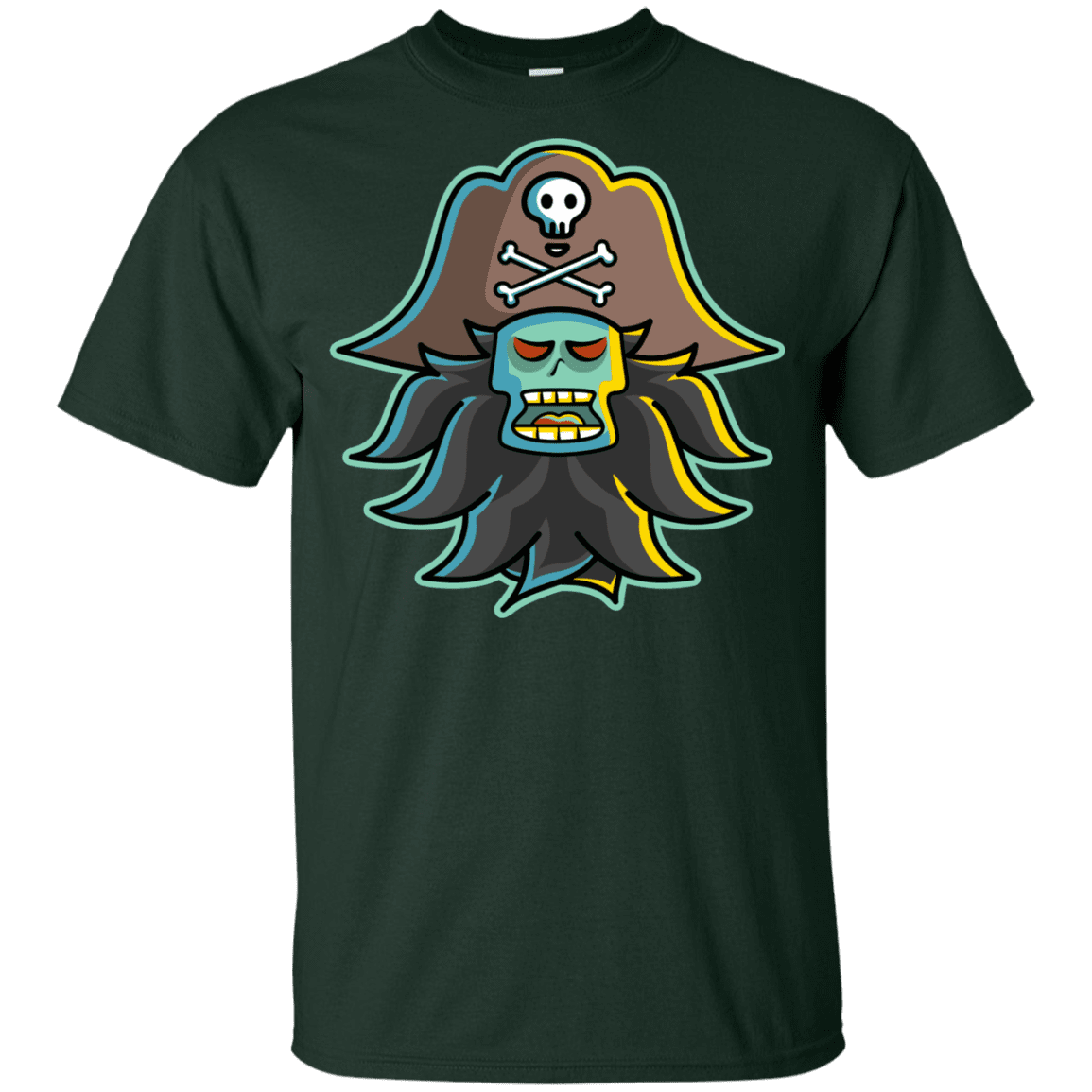T-Shirts Forest / YXS Ghost Pirate LeChuck Youth T-Shirt