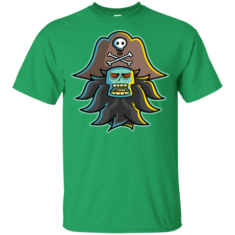 T-Shirts Irish Green / YXS Ghost Pirate LeChuck Youth T-Shirt