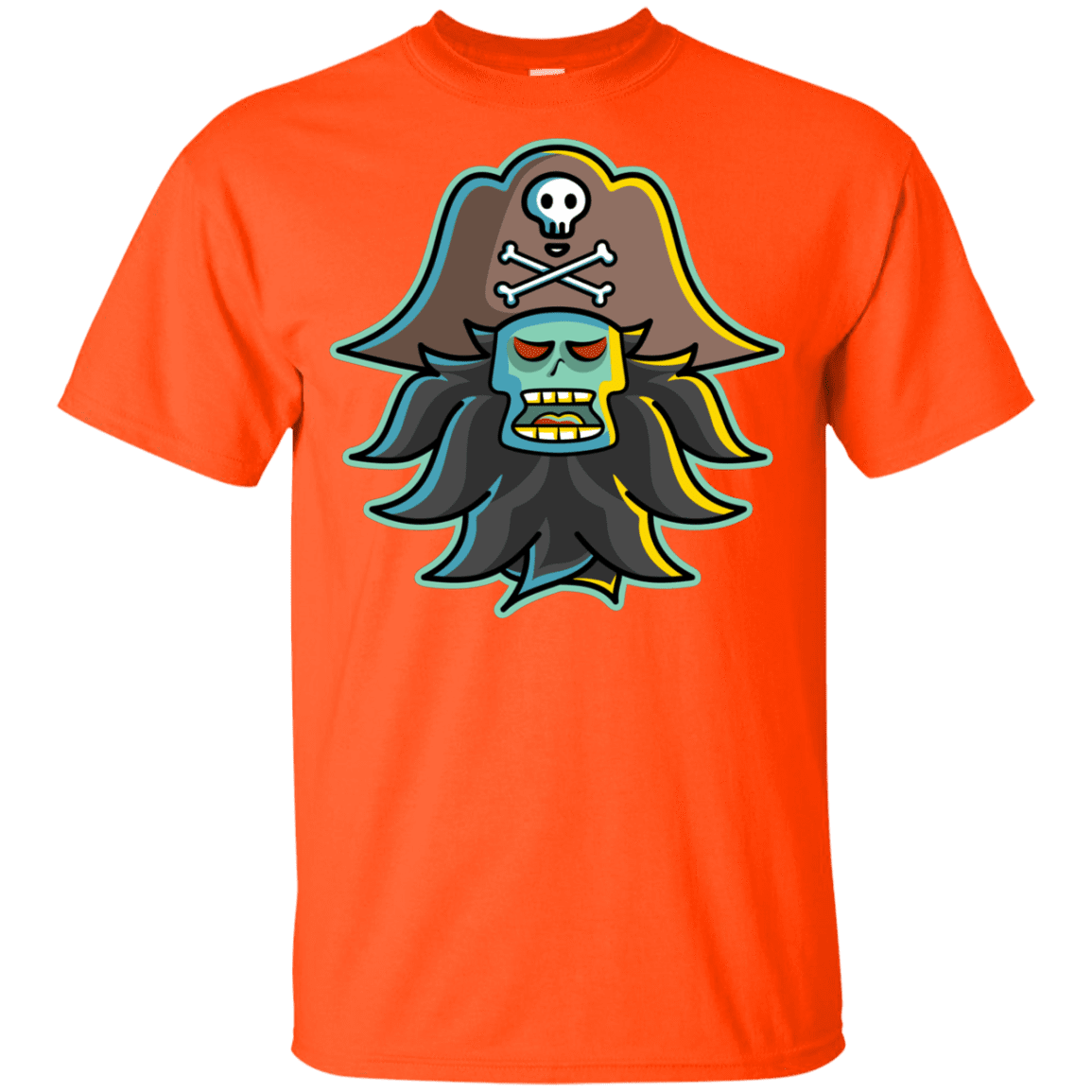 T-Shirts Orange / YXS Ghost Pirate LeChuck Youth T-Shirt