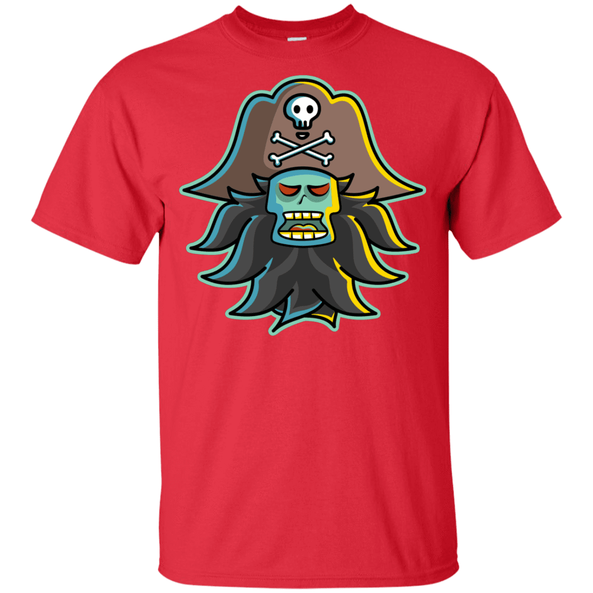 T-Shirts Red / YXS Ghost Pirate LeChuck Youth T-Shirt