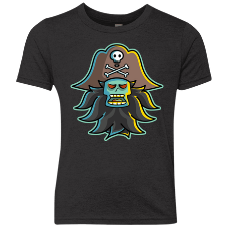 T-Shirts Vintage Black / YXS Ghost Pirate LeChuck Youth Triblend T-Shirt