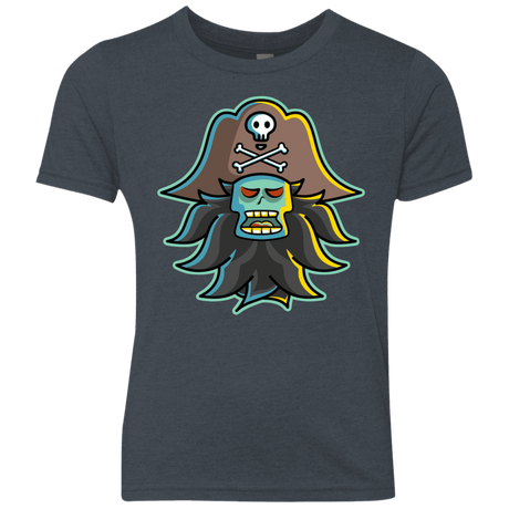 T-Shirts Vintage Navy / YXS Ghost Pirate LeChuck Youth Triblend T-Shirt