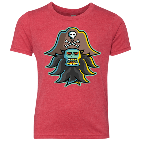 T-Shirts Vintage Red / YXS Ghost Pirate LeChuck Youth Triblend T-Shirt