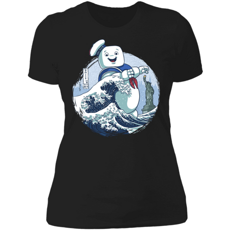 T-Shirts Black / X-Small Ghost Wave Women's Premium T-Shirt