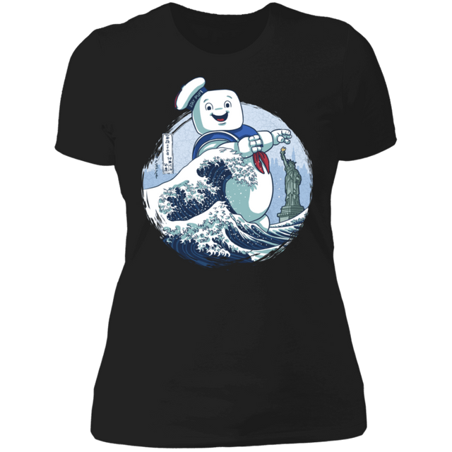 T-Shirts Black / X-Small Ghost Wave Women's Premium T-Shirt
