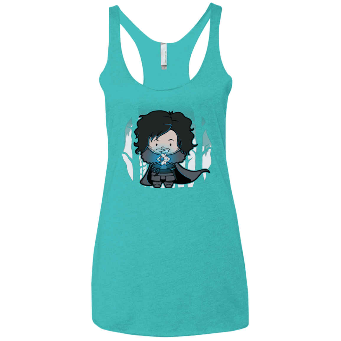 T-Shirts Tahiti Blue / X-Small Ghost Women's Triblend Racerback Tank