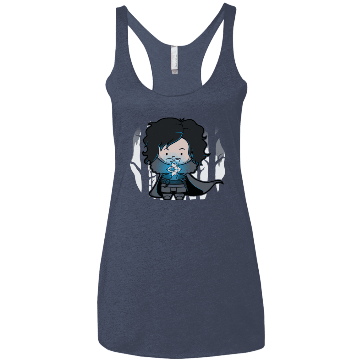 T-Shirts Vintage Navy / X-Small Ghost Women's Triblend Racerback Tank