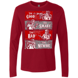 T-Shirts Cardinal / Small Ghost Wranglers Men's Premium Long Sleeve