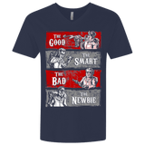 T-Shirts Midnight Navy / X-Small Ghost Wranglers Men's Premium V-Neck