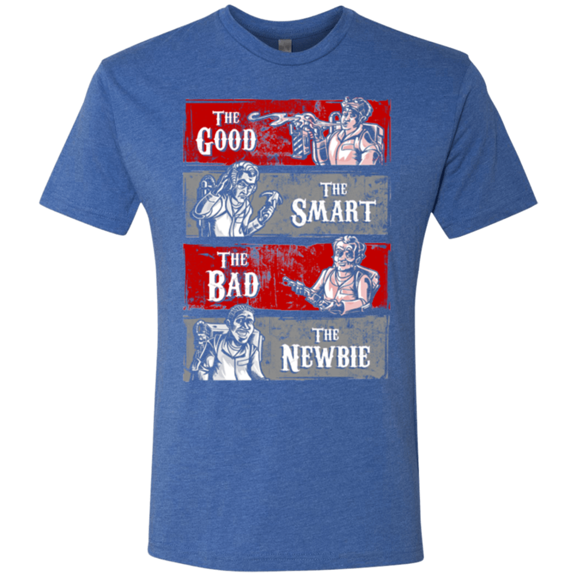 T-Shirts Vintage Royal / Small Ghost Wranglers Men's Triblend T-Shirt