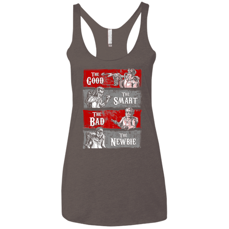 T-Shirts Macchiato / X-Small Ghost Wranglers Women's Triblend Racerback Tank