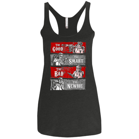 T-Shirts Vintage Black / X-Small Ghost Wranglers Women's Triblend Racerback Tank