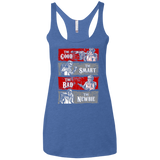 T-Shirts Vintage Royal / X-Small Ghost Wranglers Women's Triblend Racerback Tank