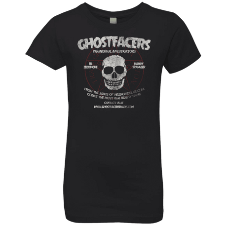 T-Shirts Black / YXS Ghostfacers Girls Premium T-Shirt