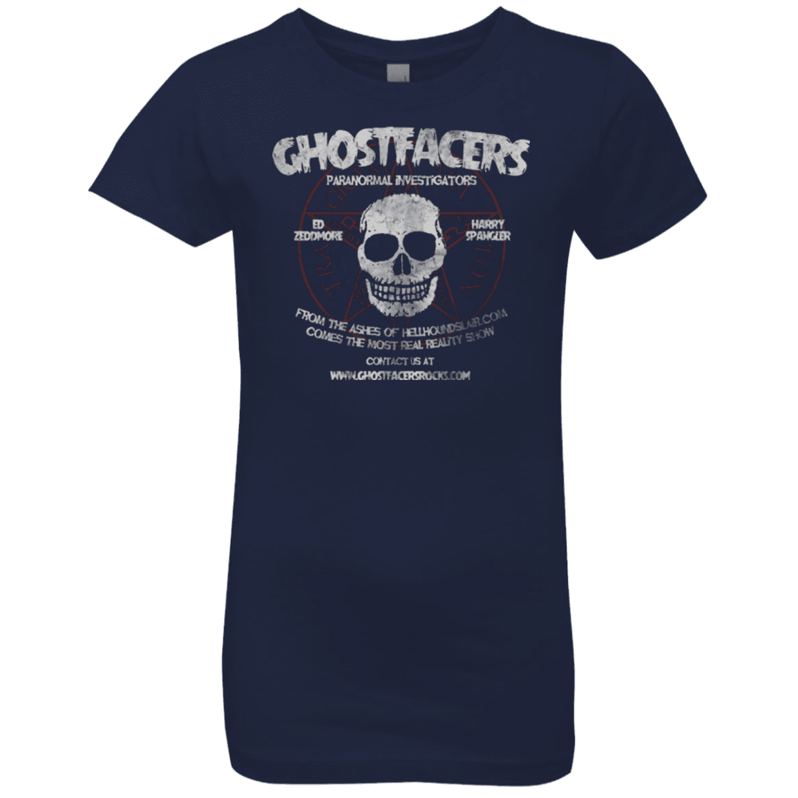 T-Shirts Midnight Navy / YXS Ghostfacers Girls Premium T-Shirt