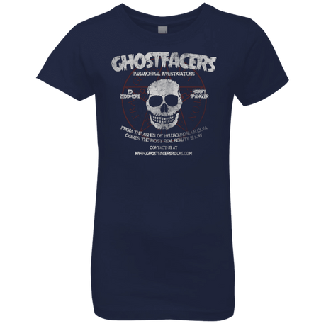 T-Shirts Midnight Navy / YXS Ghostfacers Girls Premium T-Shirt