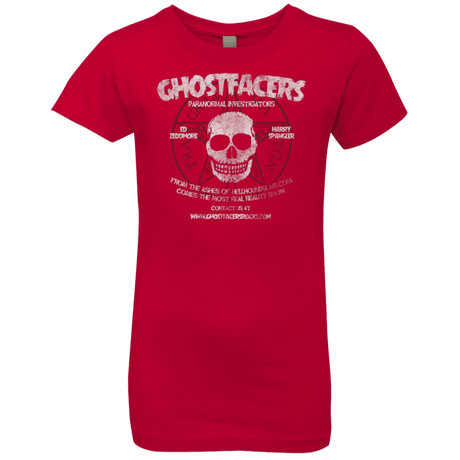 T-Shirts Red / YXS Ghostfacers Girls Premium T-Shirt