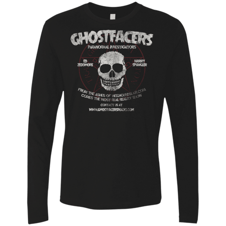 T-Shirts Black / Small Ghostfacers Men's Premium Long Sleeve