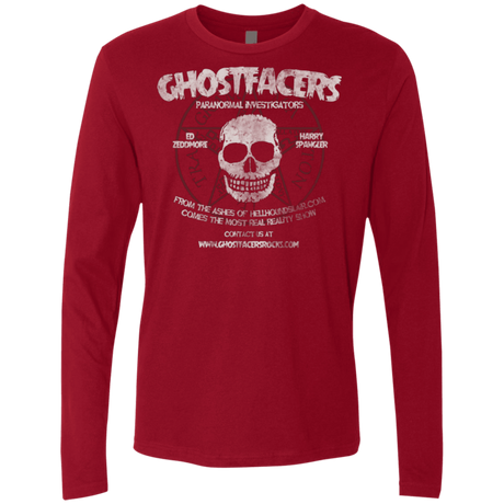 T-Shirts Cardinal / Small Ghostfacers Men's Premium Long Sleeve