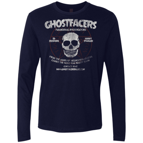 T-Shirts Midnight Navy / Small Ghostfacers Men's Premium Long Sleeve
