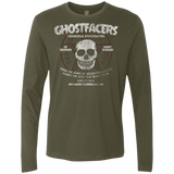 T-Shirts Military Green / Small Ghostfacers Men's Premium Long Sleeve