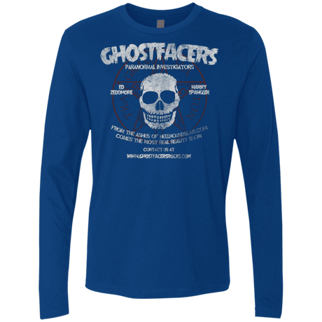 T-Shirts Royal / Small Ghostfacers Men's Premium Long Sleeve