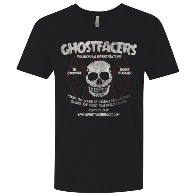 T-Shirts Black / X-Small Ghostfacers Men's Premium V-Neck