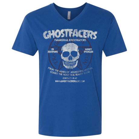 T-Shirts Royal / X-Small Ghostfacers Men's Premium V-Neck