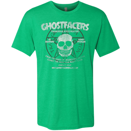 T-Shirts Envy / Small Ghostfacers Men's Triblend T-Shirt