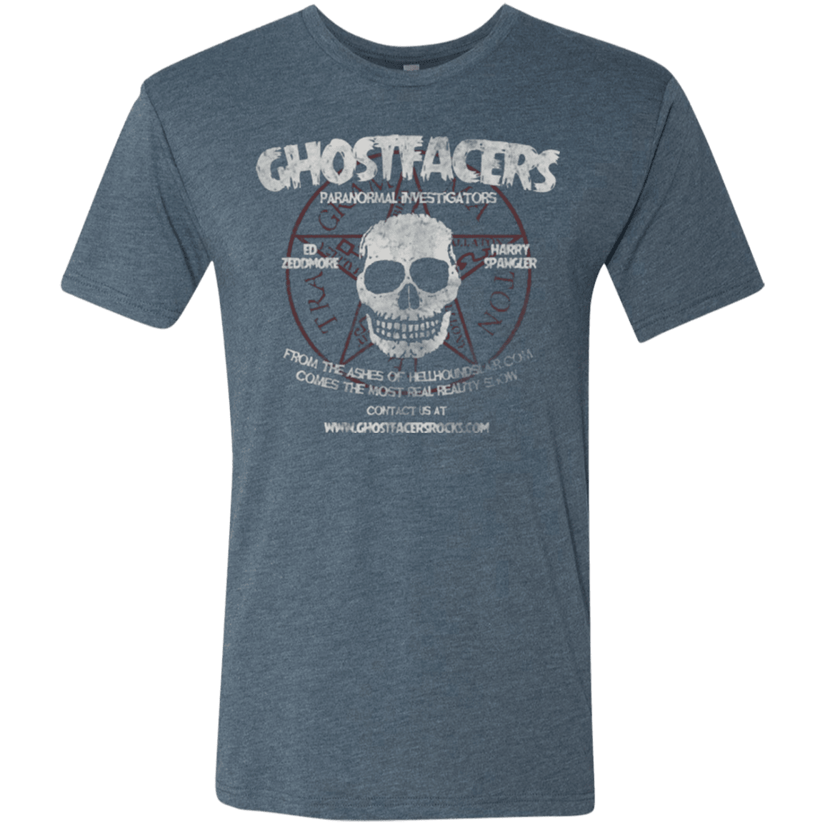 T-Shirts Indigo / Small Ghostfacers Men's Triblend T-Shirt