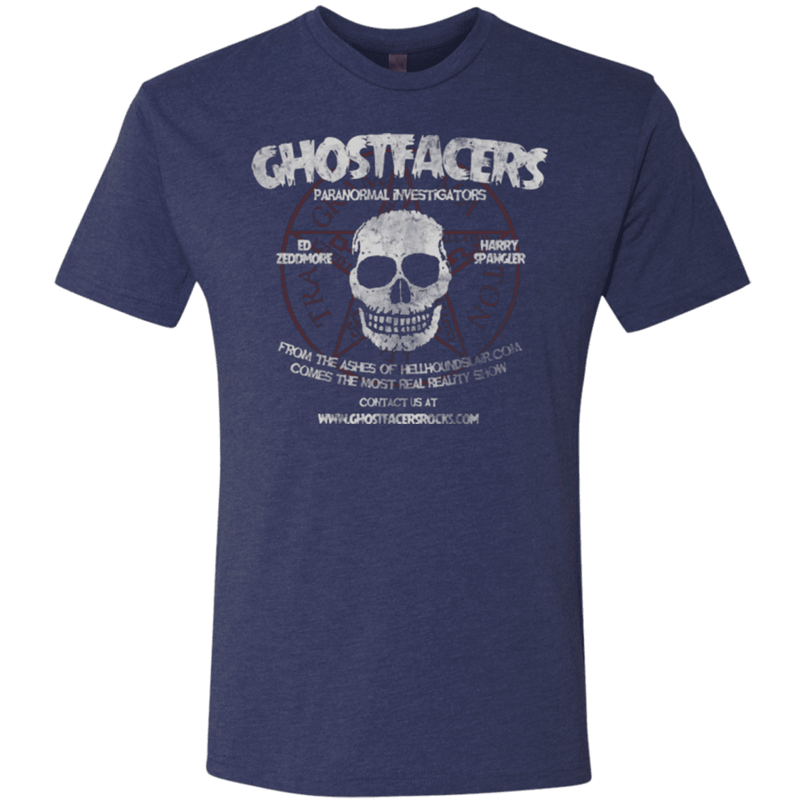 T-Shirts Vintage Navy / Small Ghostfacers Men's Triblend T-Shirt