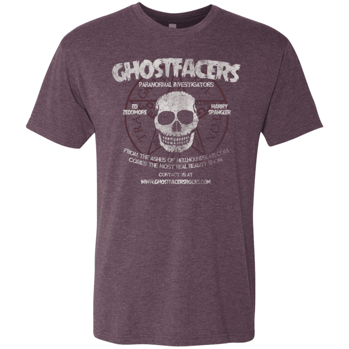 T-Shirts Vintage Purple / Small Ghostfacers Men's Triblend T-Shirt