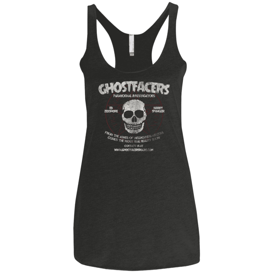 T-Shirts Vintage Black / X-Small Ghostfacers Women's Triblend Racerback Tank