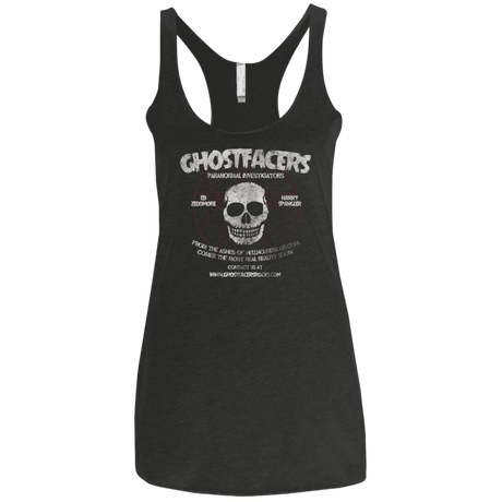 T-Shirts Vintage Black / X-Small Ghostfacers Women's Triblend Racerback Tank