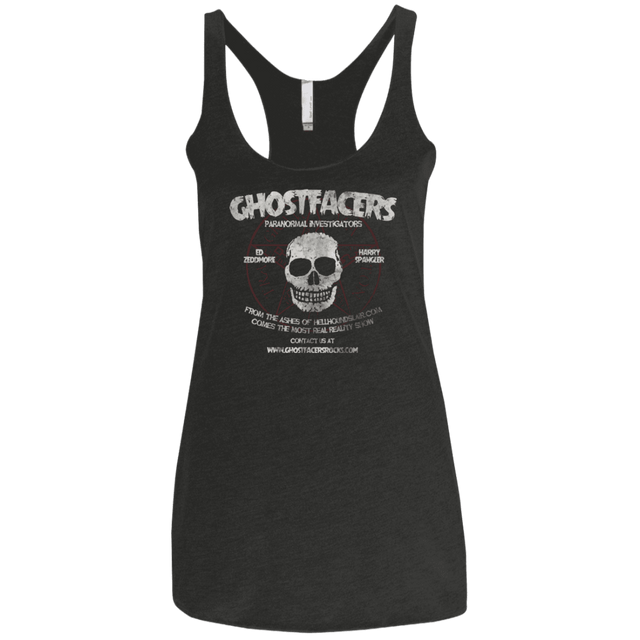T-Shirts Vintage Black / X-Small Ghostfacers Women's Triblend Racerback Tank
