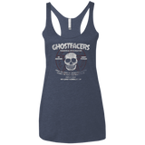 T-Shirts Vintage Navy / X-Small Ghostfacers Women's Triblend Racerback Tank