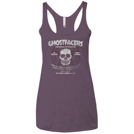 T-Shirts Vintage Purple / X-Small Ghostfacers Women's Triblend Racerback Tank