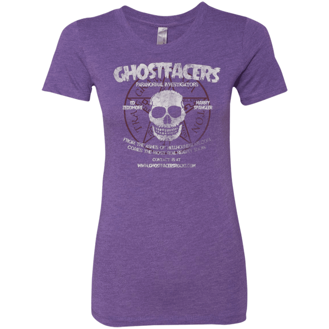 T-Shirts Purple Rush / Small Ghostfacers Women's Triblend T-Shirt