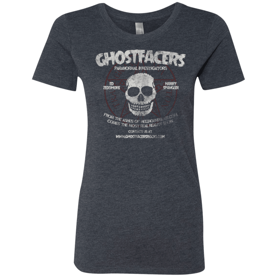 T-Shirts Vintage Navy / Small Ghostfacers Women's Triblend T-Shirt