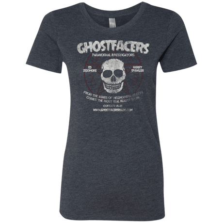 T-Shirts Vintage Navy / Small Ghostfacers Women's Triblend T-Shirt