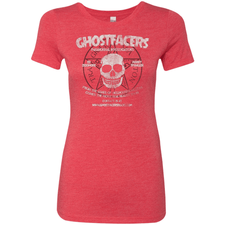 T-Shirts Vintage Red / Small Ghostfacers Women's Triblend T-Shirt
