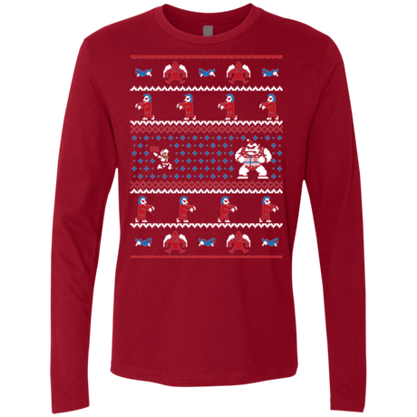 T-Shirts Cardinal / Small Ghosts n Goblins n Christmas Presents Men's Premium Long Sleeve