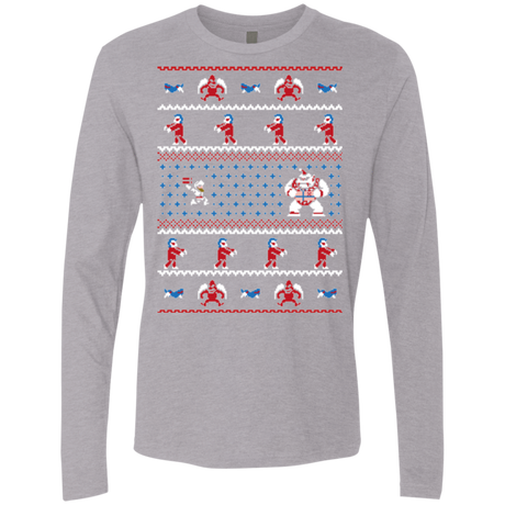 T-Shirts Heather Grey / Small Ghosts n Goblins n Christmas Presents Men's Premium Long Sleeve