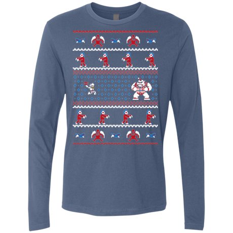 T-Shirts Indigo / Small Ghosts n Goblins n Christmas Presents Men's Premium Long Sleeve