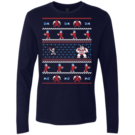 T-Shirts Midnight Navy / Small Ghosts n Goblins n Christmas Presents Men's Premium Long Sleeve