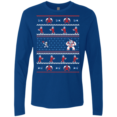 T-Shirts Royal / Small Ghosts n Goblins n Christmas Presents Men's Premium Long Sleeve
